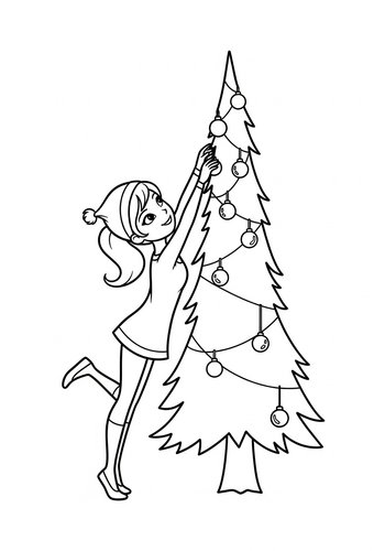 Elastigirl's Christmas Reach: A Coloring Adventure