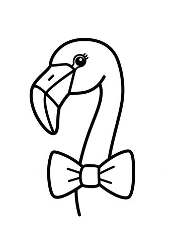 Fancy Flamingo Coloring Fun