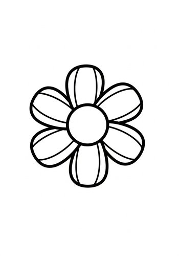 Floral Fun: A Printable Flower Coloring Page