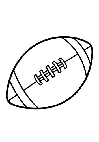 Football Fun: Coloring Page For Sports Fans