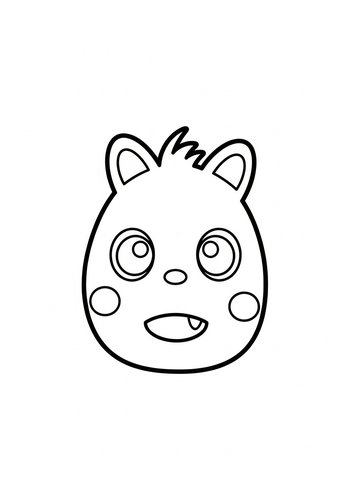 Coloring Page: Funny Creature Coloring Page