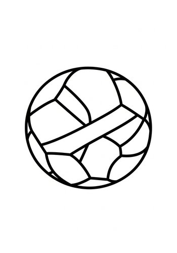 Geometric Ball Coloring Page Fun