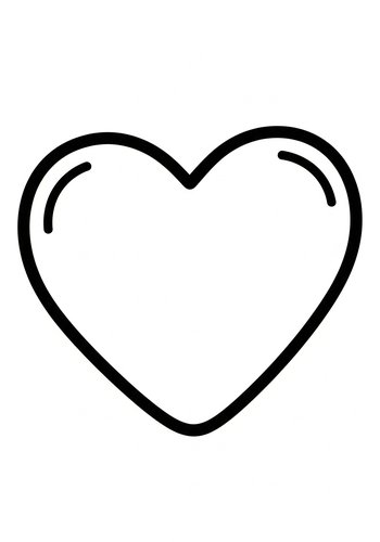 Heart-shaped Cookie: A Sweet Coloring Adventure