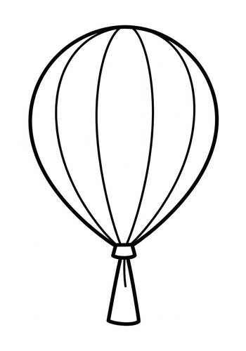 Hot Air Balloon Adventure: A Coloring Journey