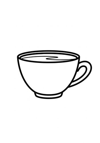 Hot Drink Mug: A Coloring Adventure