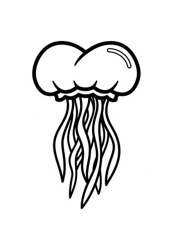 Jellyfish Coloring Page: Dive Into An Ocean Of Fun