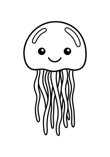 Jellyfish Smiles: A Coloring Adventure