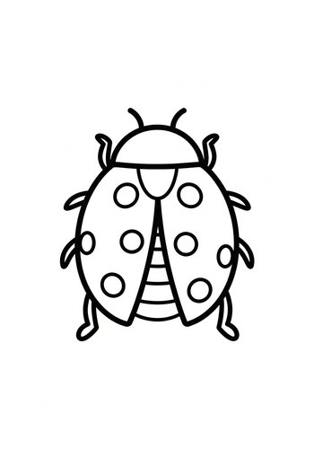 Ladybug Coloring Page Fun