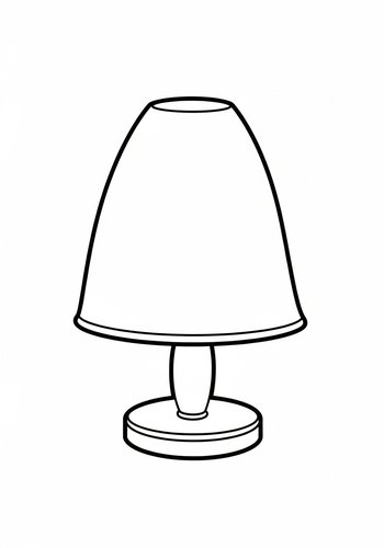 Lamp Coloring Page: Illuminate Your World