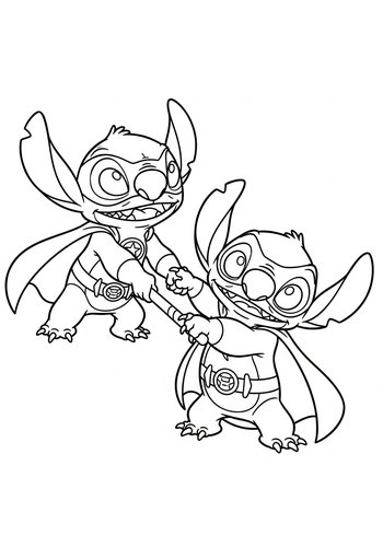 Lilo And Stitch Superhero Rescue Mission: A Coloring Adventure
