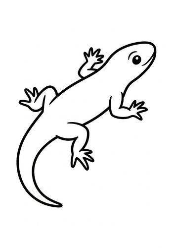Lizard Coloring Page: A Reptilian Adventure
