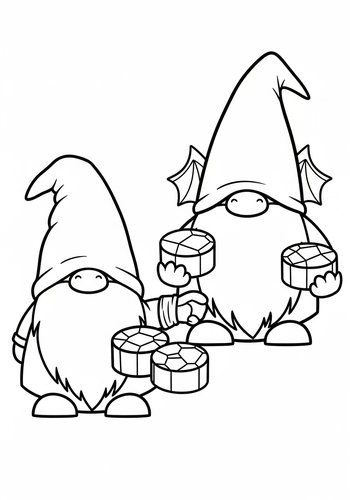 Magical Gnomes Coloring Adventure
