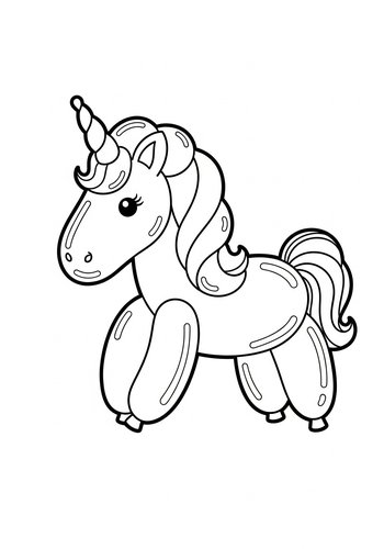 Magical Unicorn Coloring Page Fun