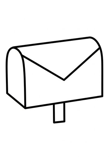 Mailbox Coloring Page: Deliver The Fun