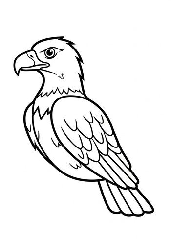 Majestic Eagle Coloring Page For Kids