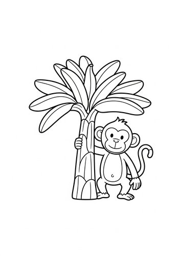 Monkey Around: Jungle Coloring Fun