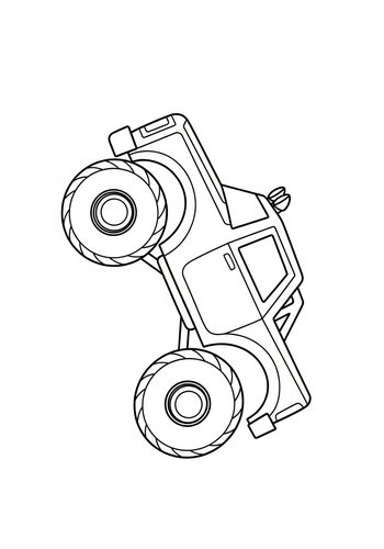 Monster Truck Coloring Adventure