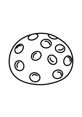 Mouthwatering Cookie Coloring Page