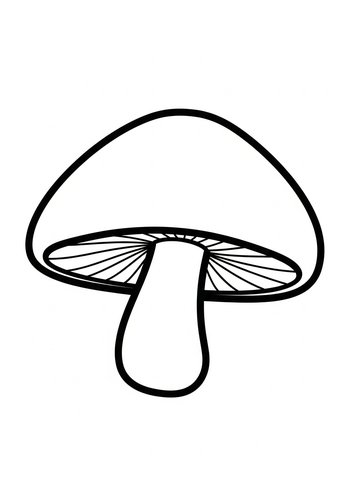 Mushroom Magic: An Enchanting Coloring Page