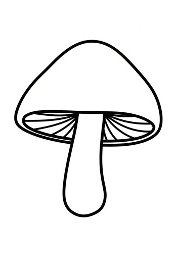 Mushroom Magic: Coloring Page Fun