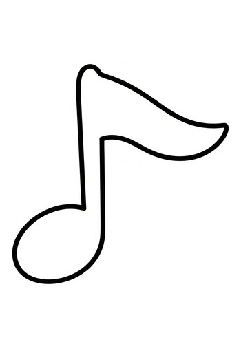Musical Note Coloring Page: A Symphony Of Fun
