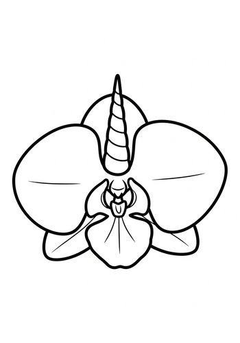 Orchid Elegance: A Floral Coloring Adventure