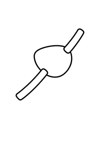 Pirate Eye Patch Coloring Page