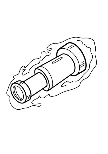 Plumbing Fixture Coloring Page