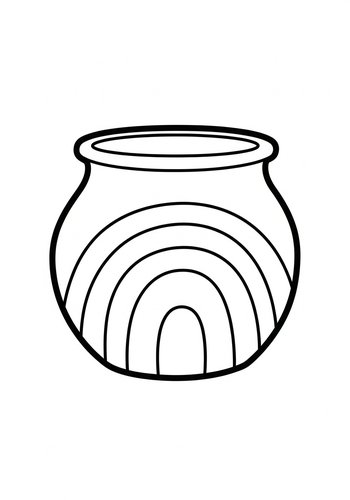 Pot Of Gold Coloring Page: St. Patrick's Day Fun