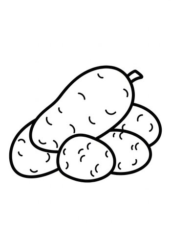 Potato Patch Coloring Page
