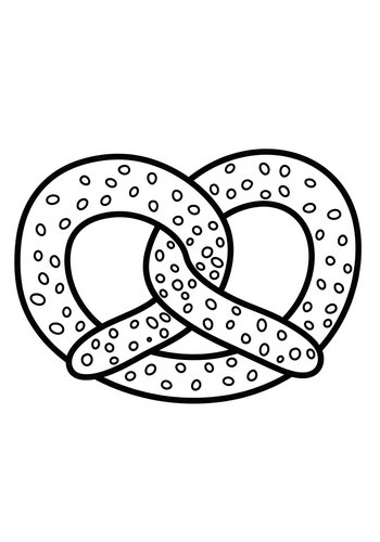 Pretzel Perfection: A Sweet Coloring Adventure