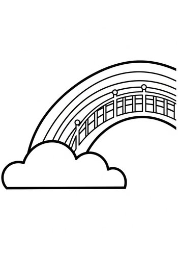Rainbow Coloring Page Fun