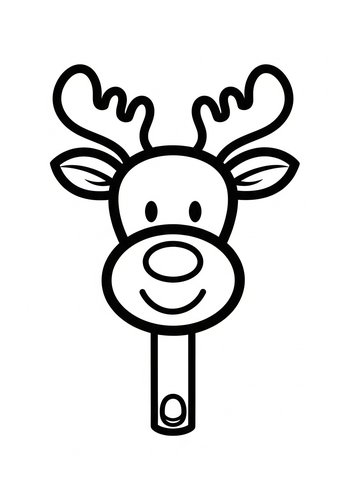 Reindeer Coloring Fun