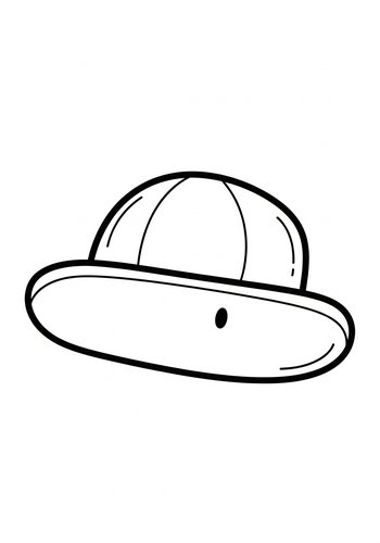 Safari Hat Coloring Page: Explore And Color