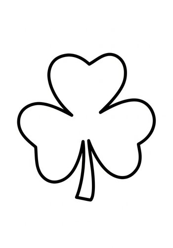 Coloring Page: Shamrock Coloring Page: Lucky Clover Fun