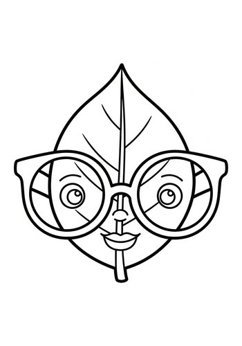 Smart Leaf Coloring Page