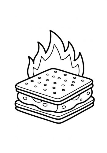 S'more Fun: A Delicious Coloring Adventure