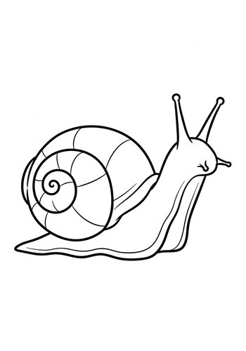 Snail Coloring Page: A Shell Of A Time