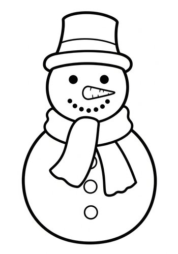 Snowman Fun: A Winter Coloring Adventure