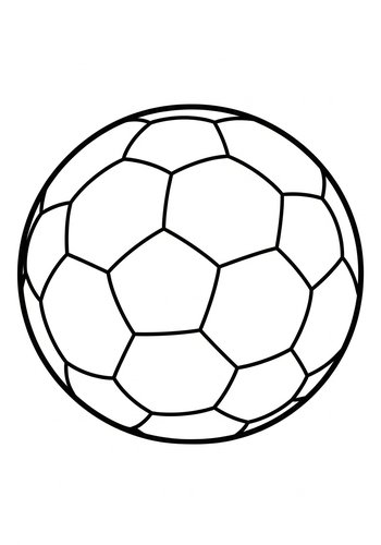 Soccer Ball Coloring Page: Kickstart Your Creativity