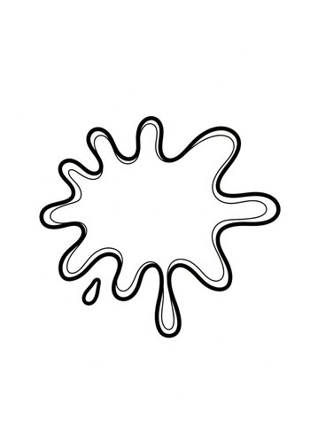 Splatter Time: A Coloring Page Adventure