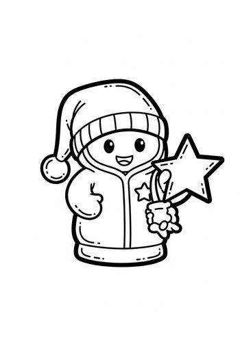 Starry Dreams Coloring Page