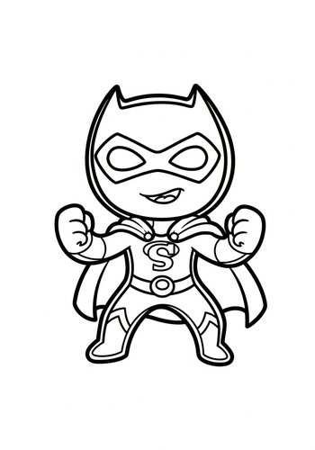 Coloring Page: Super Hero Coloring Page For Kids