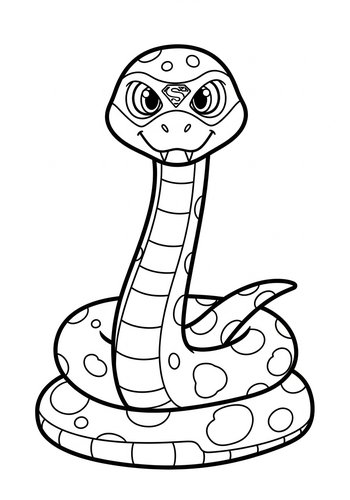Super Snake Coloring Adventure