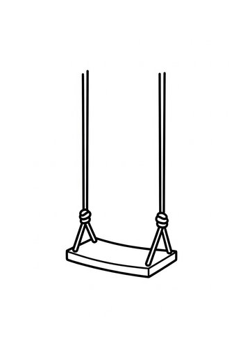Swing Into Fun: A Coloring Page Adventure