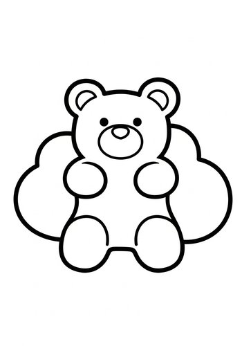 Teddy Bear Coloring Page: Fun And Simple