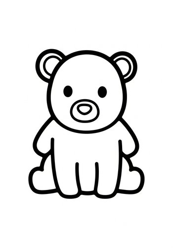 Teddy Bear Coloring Page: Fun For Kids