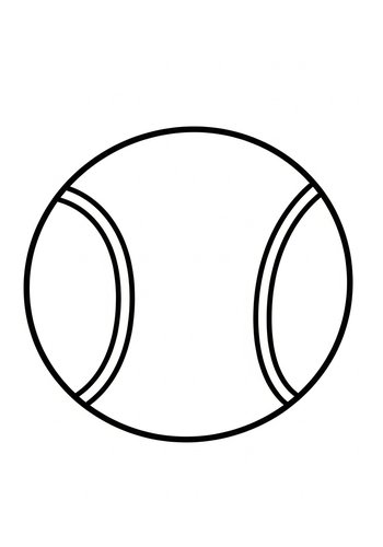 Tennis Ball Fun: A Coloring Adventure