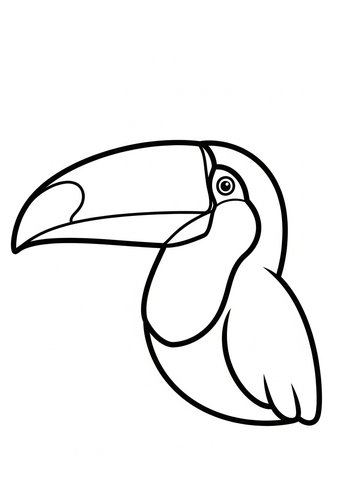 Toucan Coloring Page: A Tropical Treat