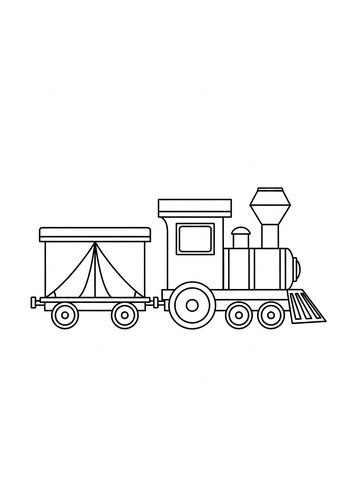 Train Coloring Page Fun